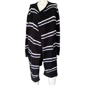 &.Layered Striped Cardigan Large